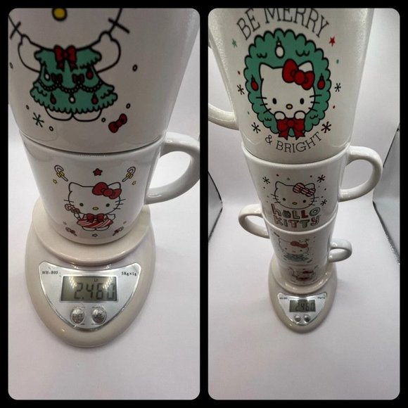 Hello Kitty Christmas/Winter Stackable Mugs/Cups - Picture 7 of 8
